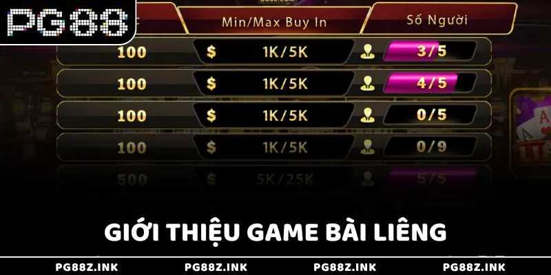 Giới thiệu game bài Liêng